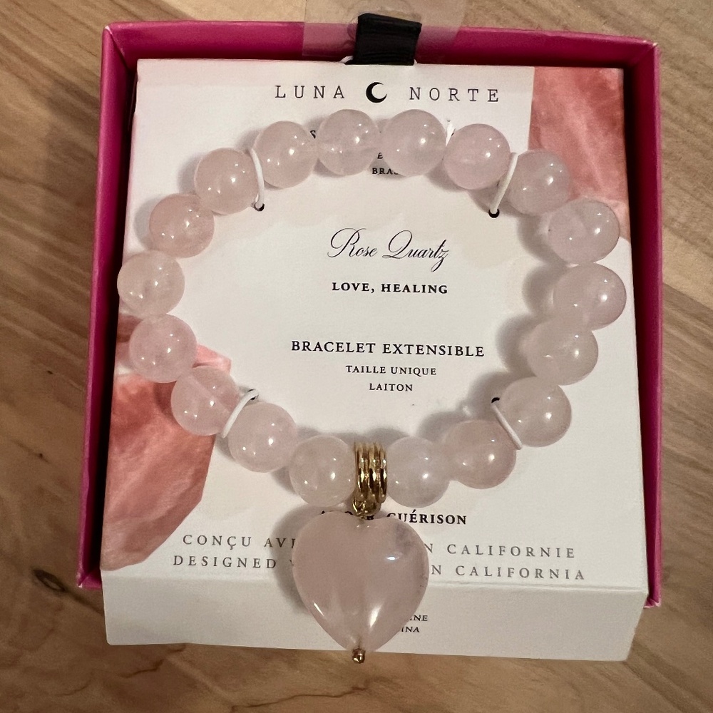Luna Norte Rose Quartz bracelet